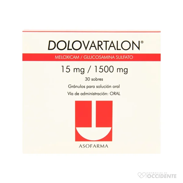 DOLOVARTALON SOBRES 15/1500 MG X 30