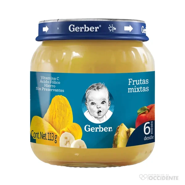 GERBER 2 100G FRUTA MIXTA.