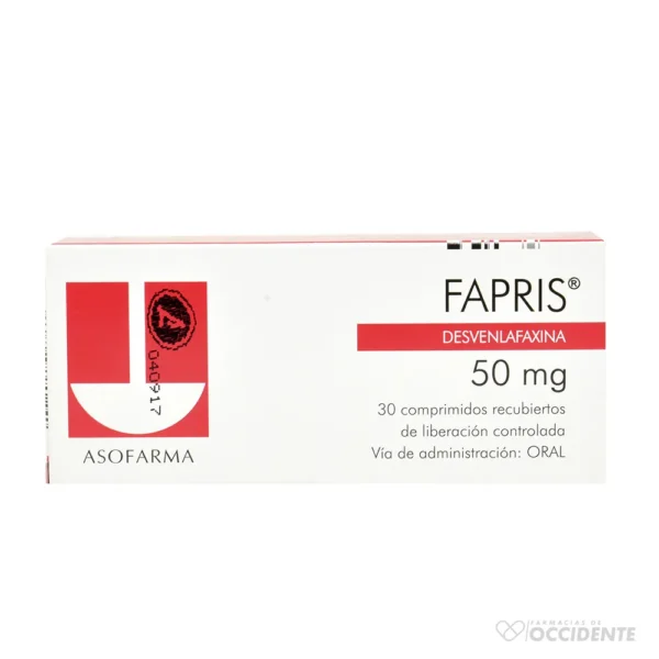 FAPRIS COMPRIMIDOS 50MG X 30