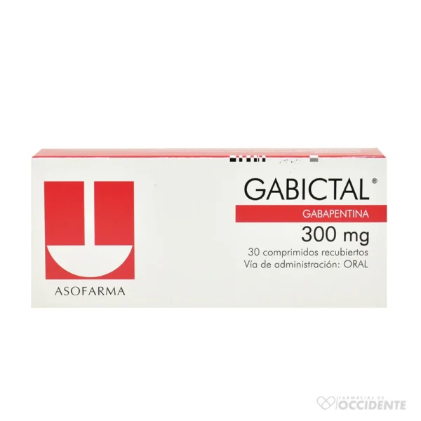 GABICTAL 300 MG 30 COMPRIMIDOS