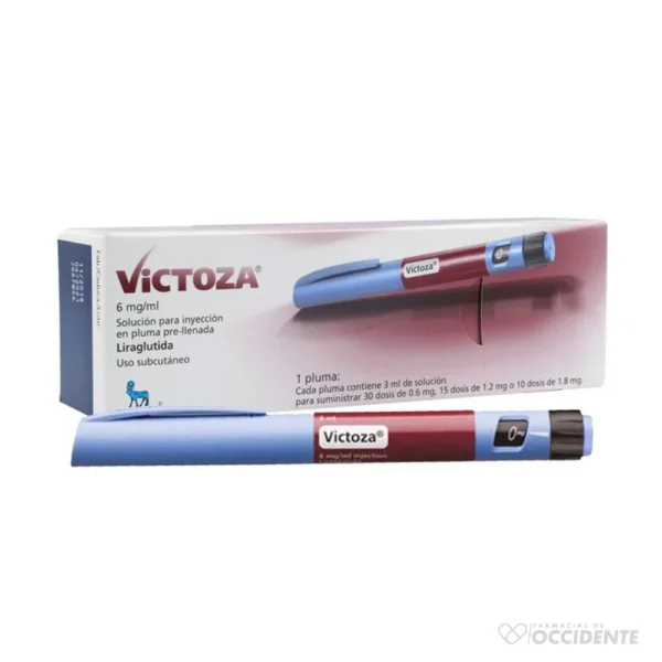 VICTOZA PLUMA SOLUCION INY 6MG/ML (Refri)