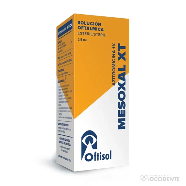 MESOXAL XT COLIRIO 1% X 2.5ML