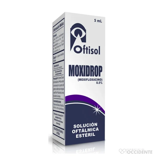 MOXIDROP SOLUCION OFTALMICA X 5ML