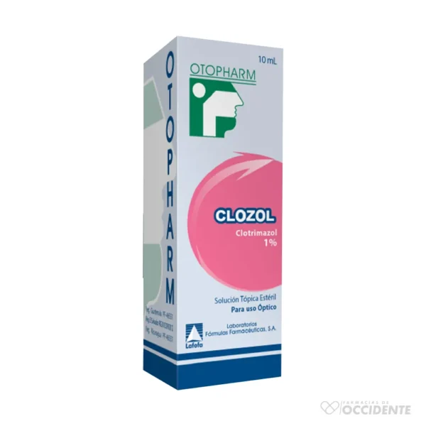 CLOZOL SOLUCION 1% 10 ML.