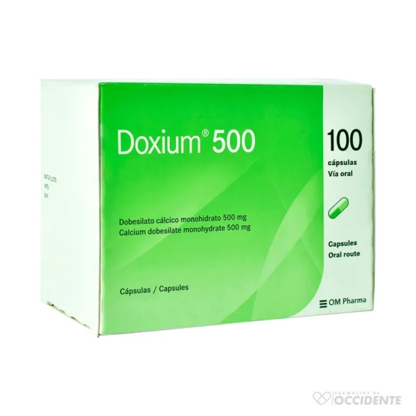 DOXIUM 500MG X 1 CAPSULA (CAJA DE 100 CAP)