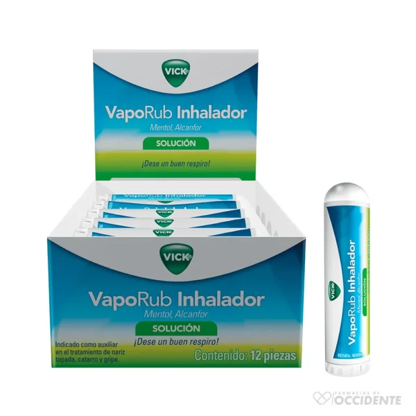 VICK VAPORUB INHALADOR X 1 (DISPENSADOR DE 12)