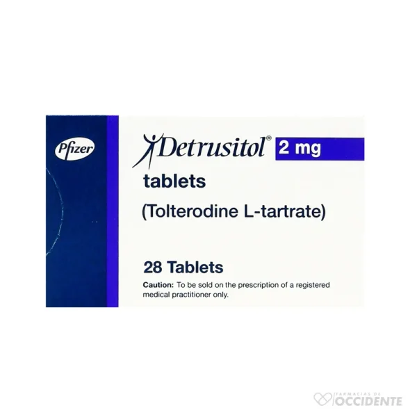 DETRUSITOL TABLETAS 2MG X 28