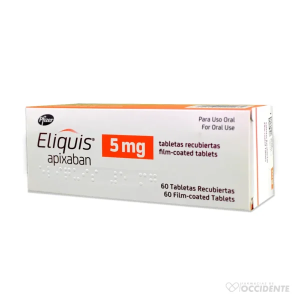 ELIQUIS TABLETAS 5MG X 60