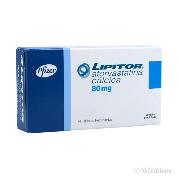 LIPITOR 80 MG. X 14 TABLETAS