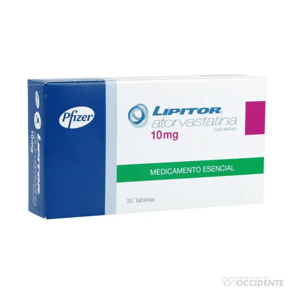 LIPITOR TABLETAS 10MG x 30 – Farmacias de Occidente