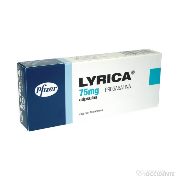 LYRICA CAPSULAS 75MG X 28