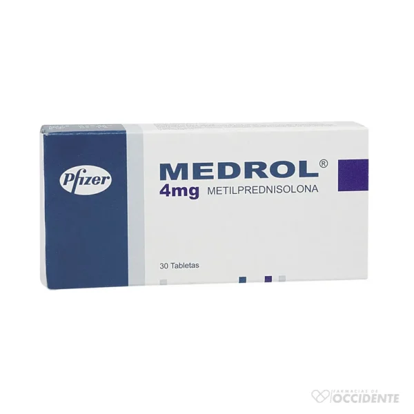 MEDROL TABLETAS 4MG X 30