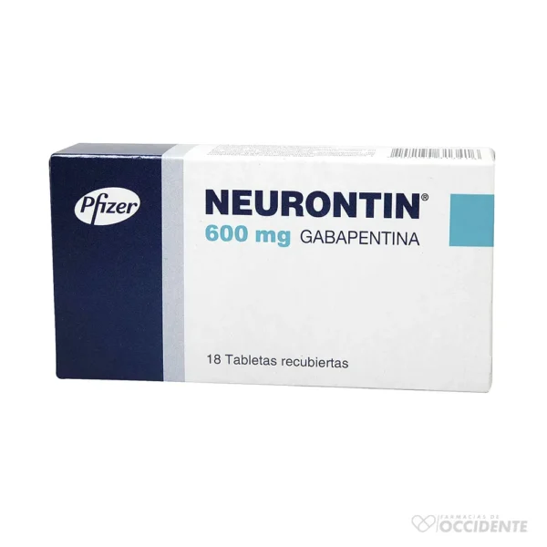 NEURONTIN 600MG. X 18 TABLETAS