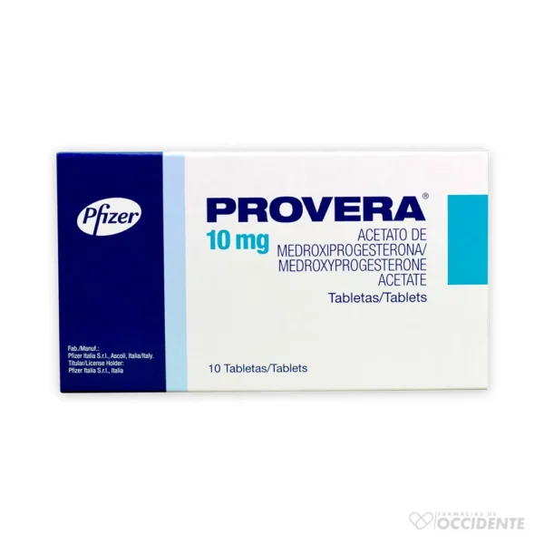 PROVERA 10MG.X 10 TABS.