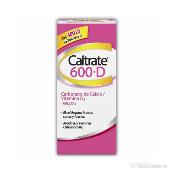 CALTRATE TABLETAS 600 D X 60