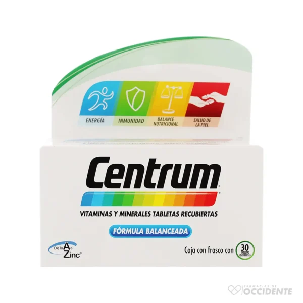 CENTRUM CON LUTEINA TABLETA X 30