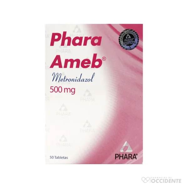 PHARA AMEB TABLETAS 500MG X 10 (CAJA DE 5 BLISTER)