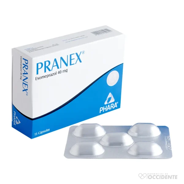 PRANEX HP CAPSULAS 500MG/40MG/500MG X 98 (14 dias tratamiento)