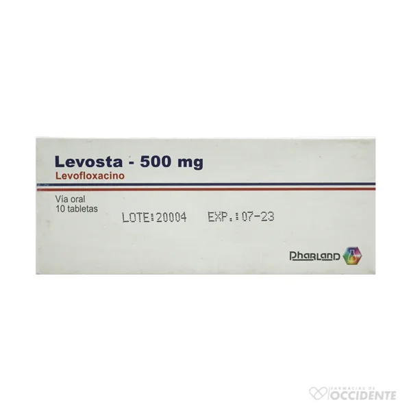 LEVOSTA 500 MG. X 10 TAB.