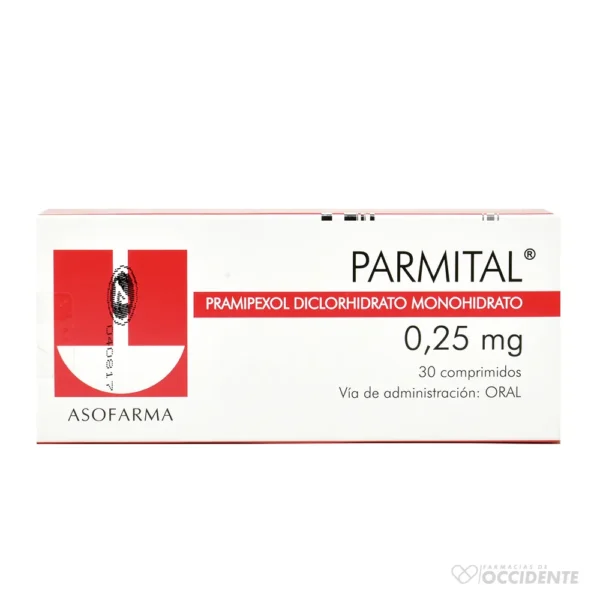 PARMITAL COMPRIMIDOS 0.25MG x 30