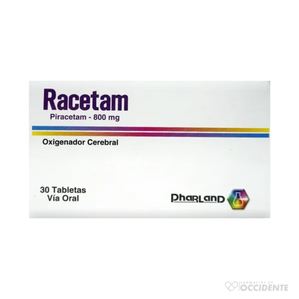 RACETAM 800MG X 30 TABLETAS