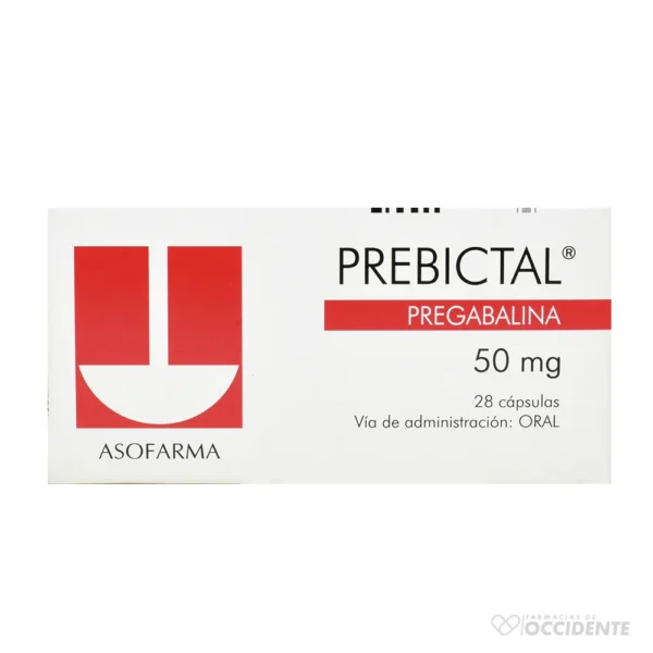 PREBICTAL CAPSULAS 50MG x 28