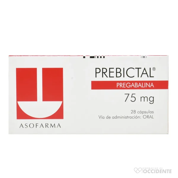 PREBICTAL CAPSULAS 75MG x 28