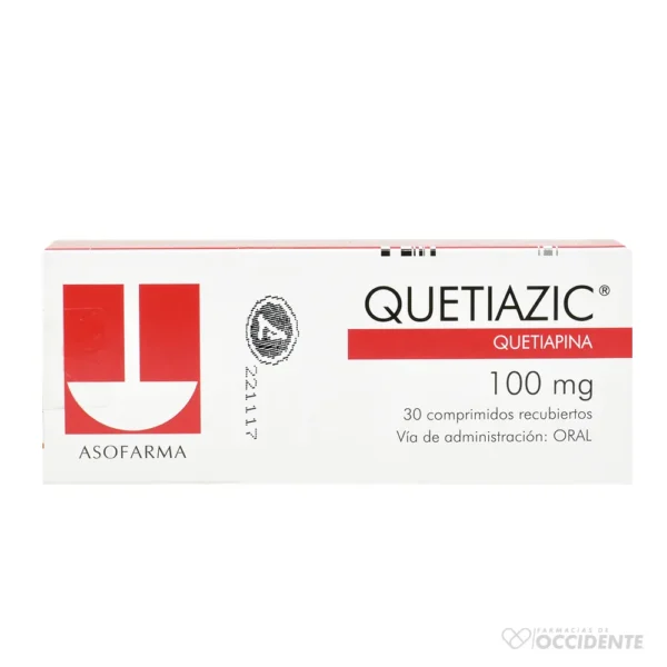 QUETIAZIC COMPRIMIDO 100 MG X 30