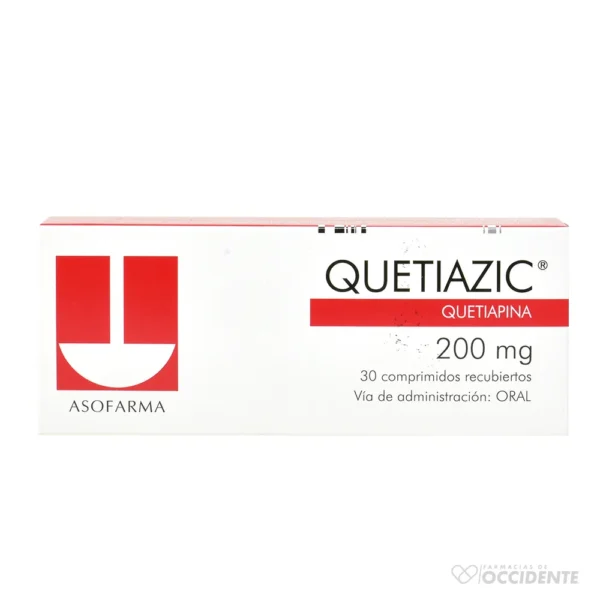 QUETIAZIC COMPRIMIDO 200 MG X 30