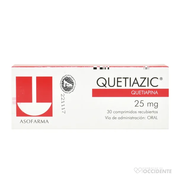 QUETIAZIC COMPRIMIDO 25 MG X 30