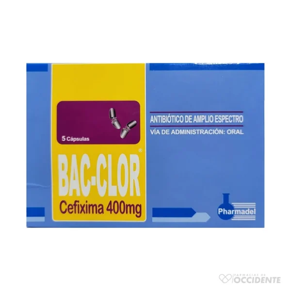 BAC-CLOR CAPSULAS X 5