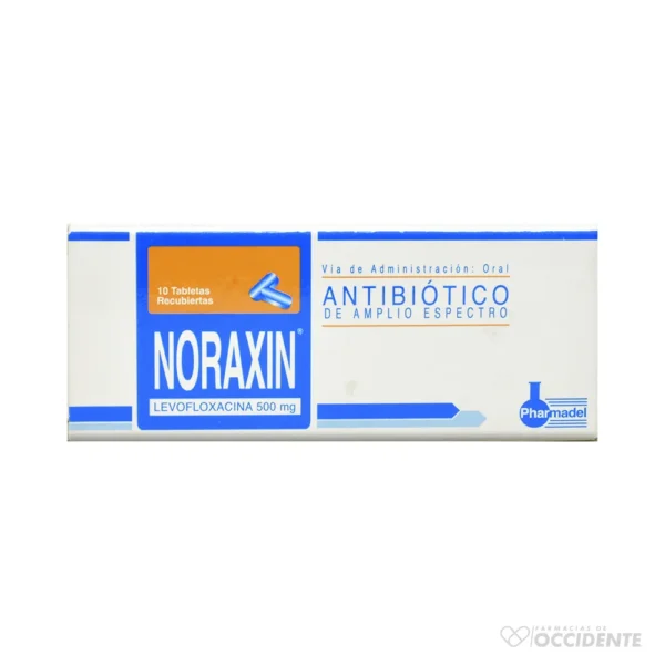 NORAXIN TABLETAS 500MG X 10