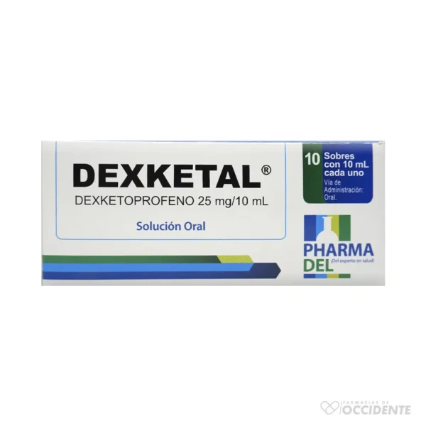 DEXKETAL 25MG/10ML X 10 SOBRES BEBIBLES