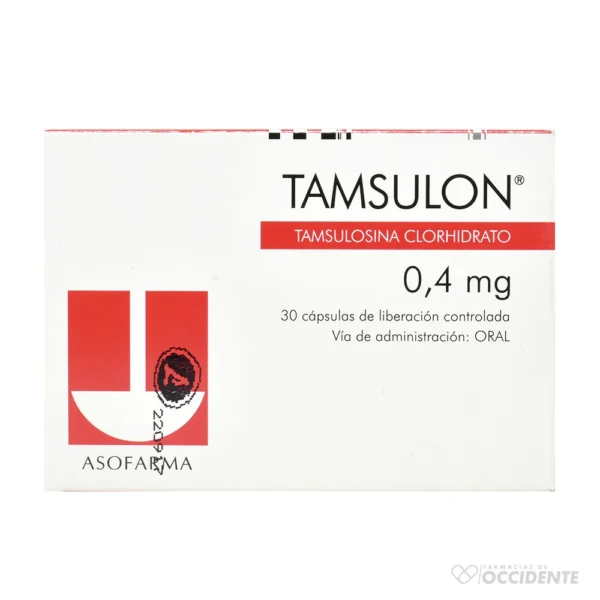 TAMSULON COMPRIMIDOS 0.4MG X 30