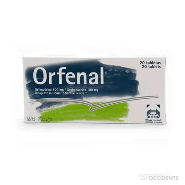 ORFENAL TABLETAS 100MG x 20