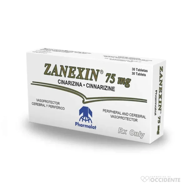 ZANEXIN TABLETAS 75MG x 30