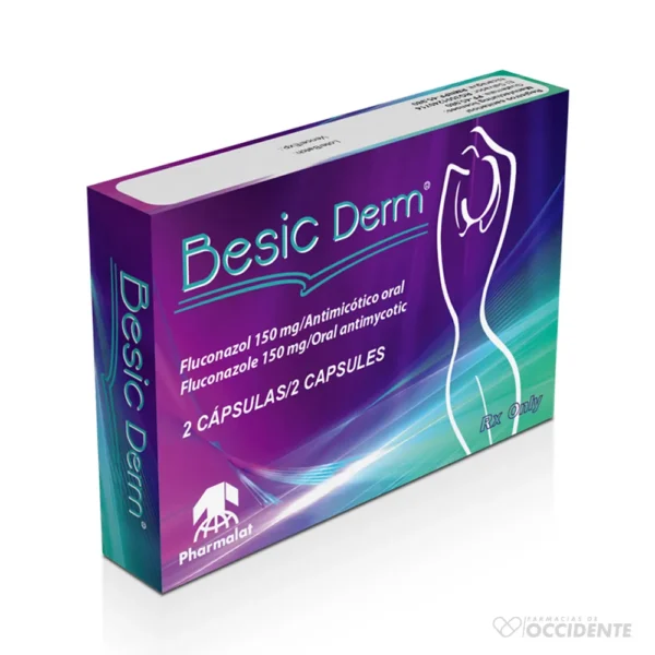 BESIC DERM CAPSULAS 150MG X 2