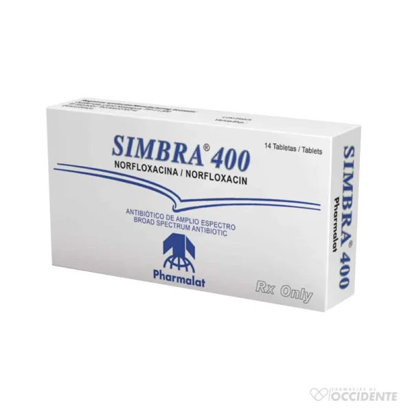 SIMBRA TABLETAS 400MG x 14