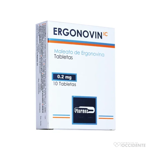 ERGONOVIN 0.2MG X 10 TABLETAS