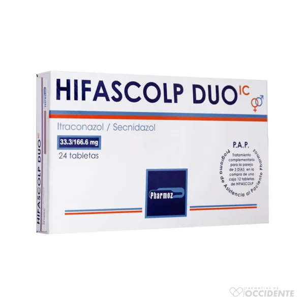 HIFASCOLP DUO TABLETAS 33.3M/166.6MG X 24