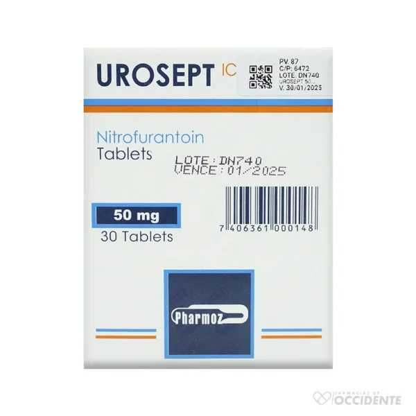 UROSEPT 50MG X 30 TABLETAS