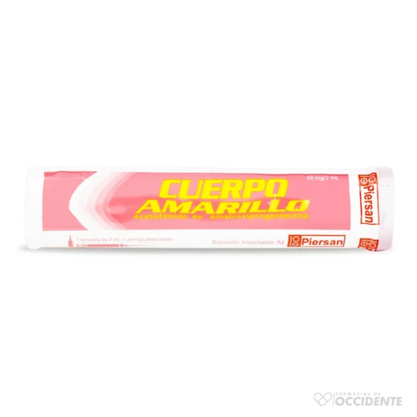 CUERPO AMARILLO FUERTE AMPOLLA 2ML X 1