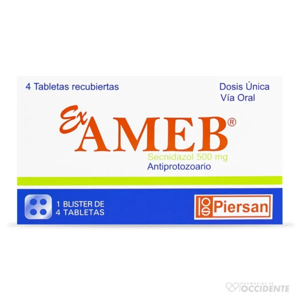 EXAMEB 500 MG. X 4 TAB.