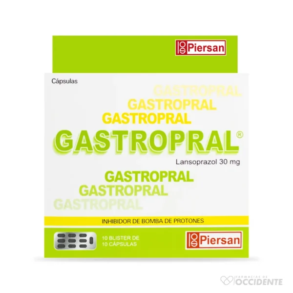 GASTROPRAL CAPSULAS 30 MG. DISP. X 10 (CAJA DE 10 blister)