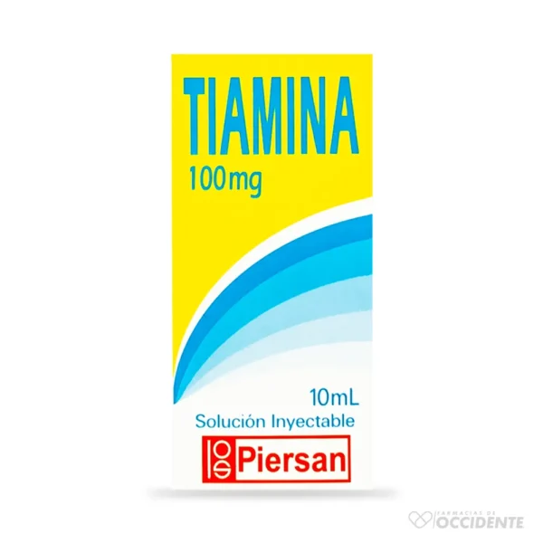 TIAMINA SOL INY 100MG X 10ML PIERSAN