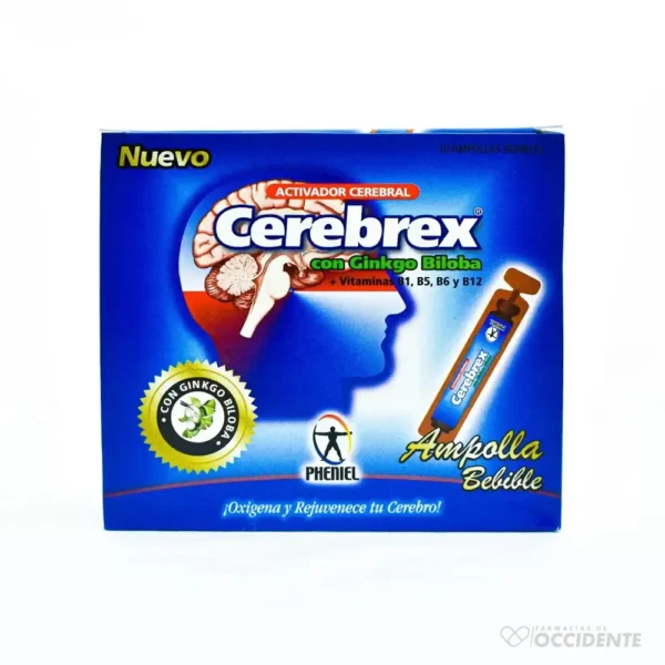 CEREBREX GINKO BILOBA AMP BEBIBLE X10