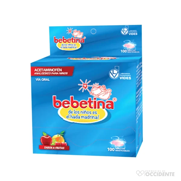 BEBETINA TABL DISP X UNIDAD (CAJA DE 100 TABLETAS)