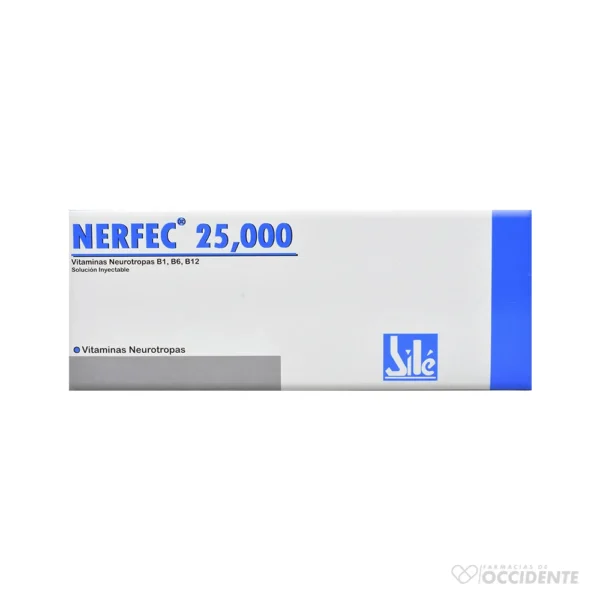 NERFEC SOL INY 25.000 3ML X 1 AMP