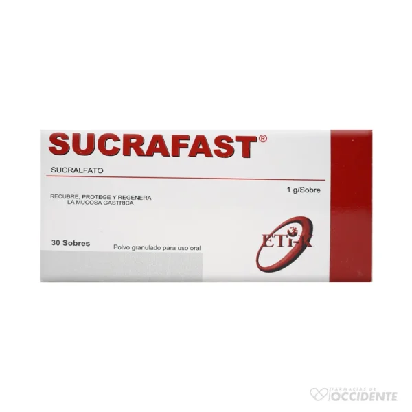 SUCRAFAST POLVO SOBRES 1G X 1 (CAJA DE 30 SOBRES)