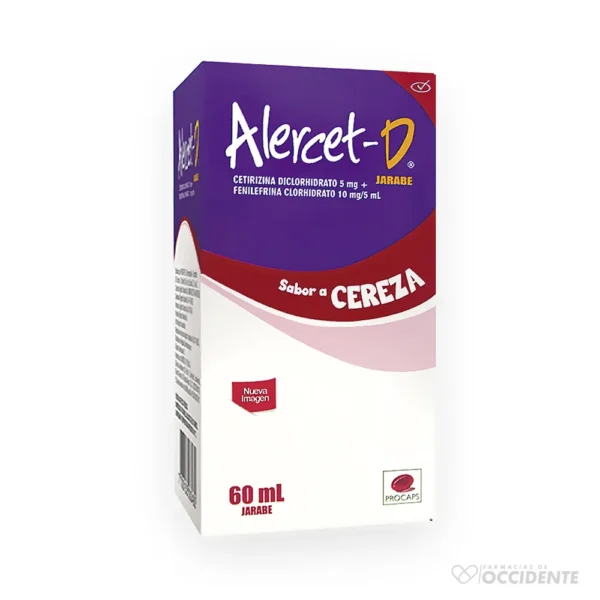 ALERCET D JARABE 5/10MG/5ML x 60ML